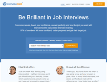 Tablet Screenshot of interviewgold.com
